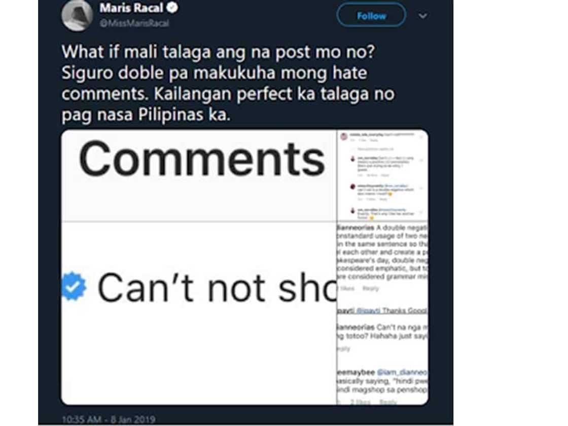 Maris Racal bursts out of anger after being bashed for her ‘wrong’ grammar