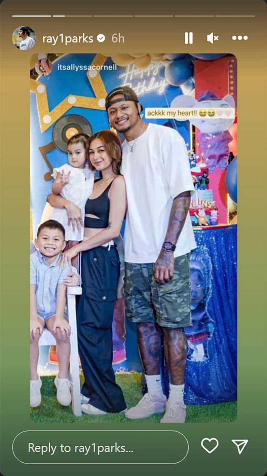 Ray Parks at Zeinab Harake, pic nila kasama mga anak ng socmed personality, usap-usapan