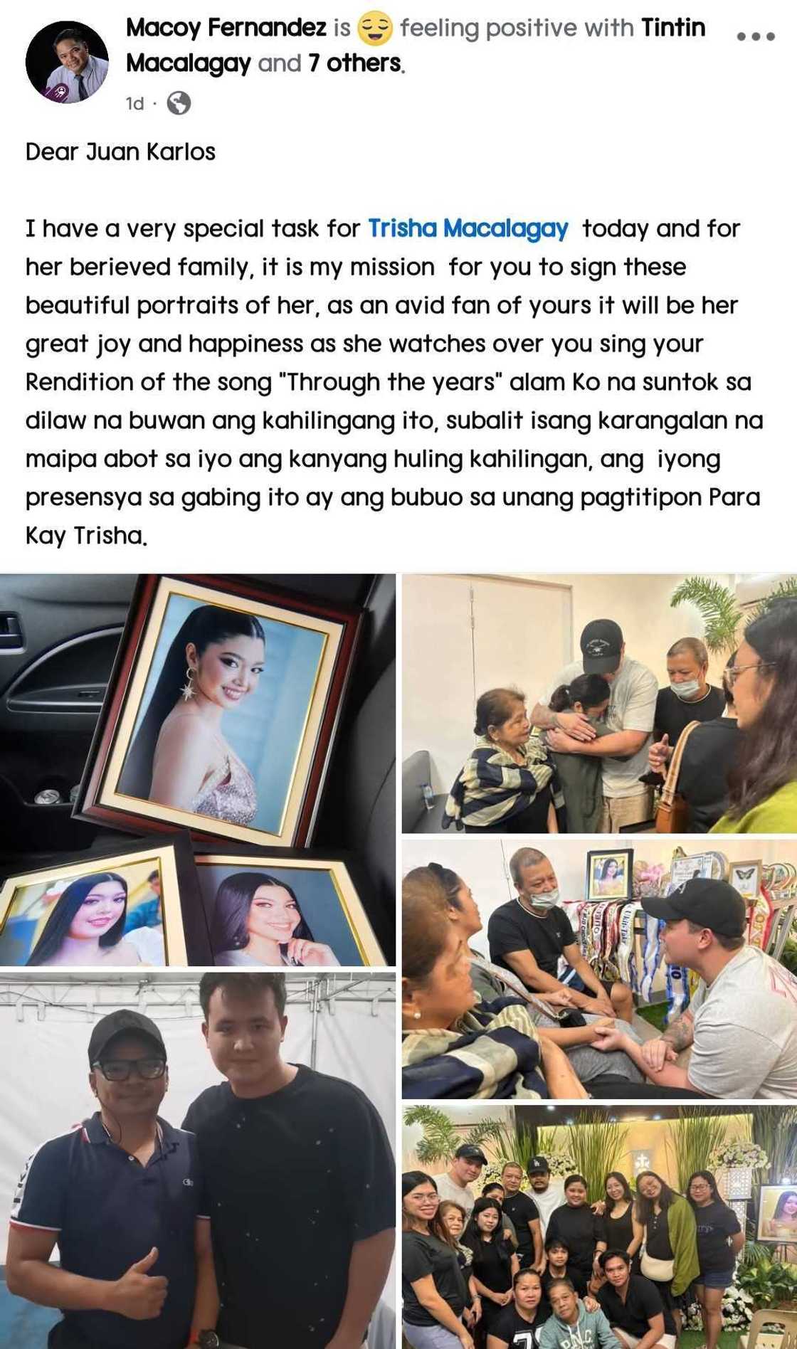 JK Labajo, nakiramay sa pamilya ng estudyanteng namatay sa sunog sa campus JK Labajo, nakiramay sa pamilya ng estudyanteng namatay sa sunog sa campus