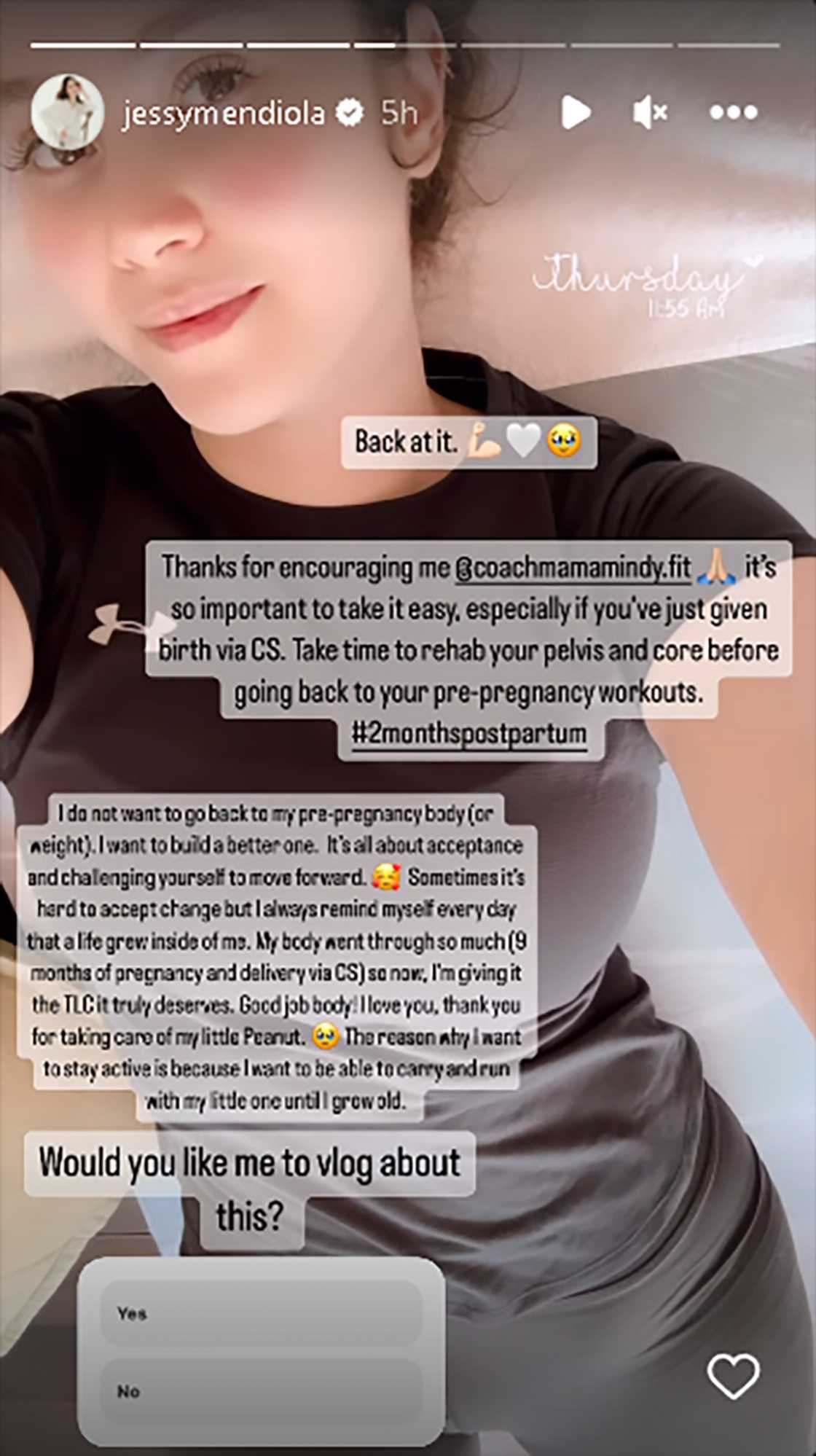 Jessy Mendiola, gustong bumalik sa pagwo-workout matapos ang panganganak: “My body went through so much”