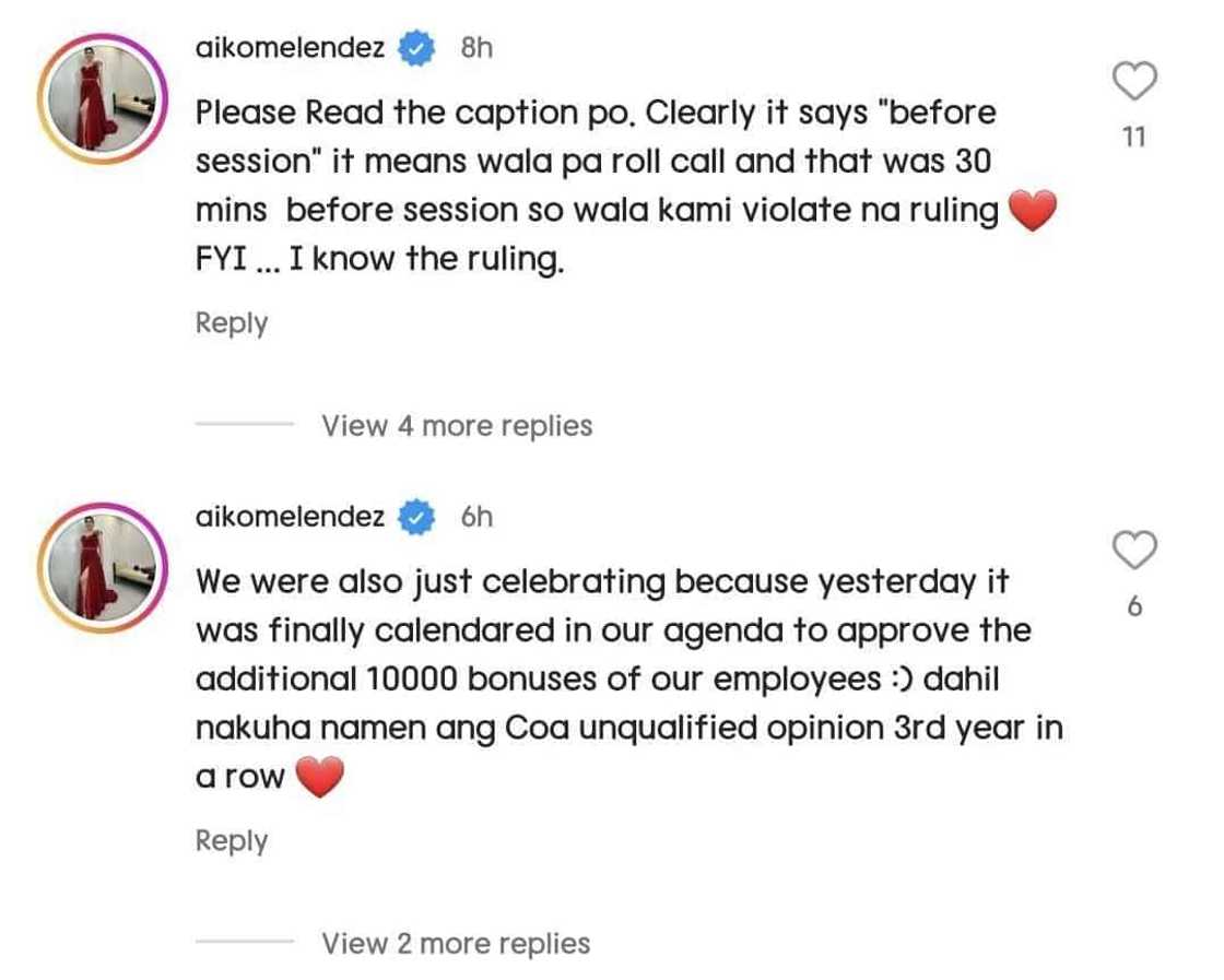 Aiko Melendez defends TikTok video taken before the session: "I know the ruling" Aiko Melendez defends TikTok video taken before the session: "I know the ruling"