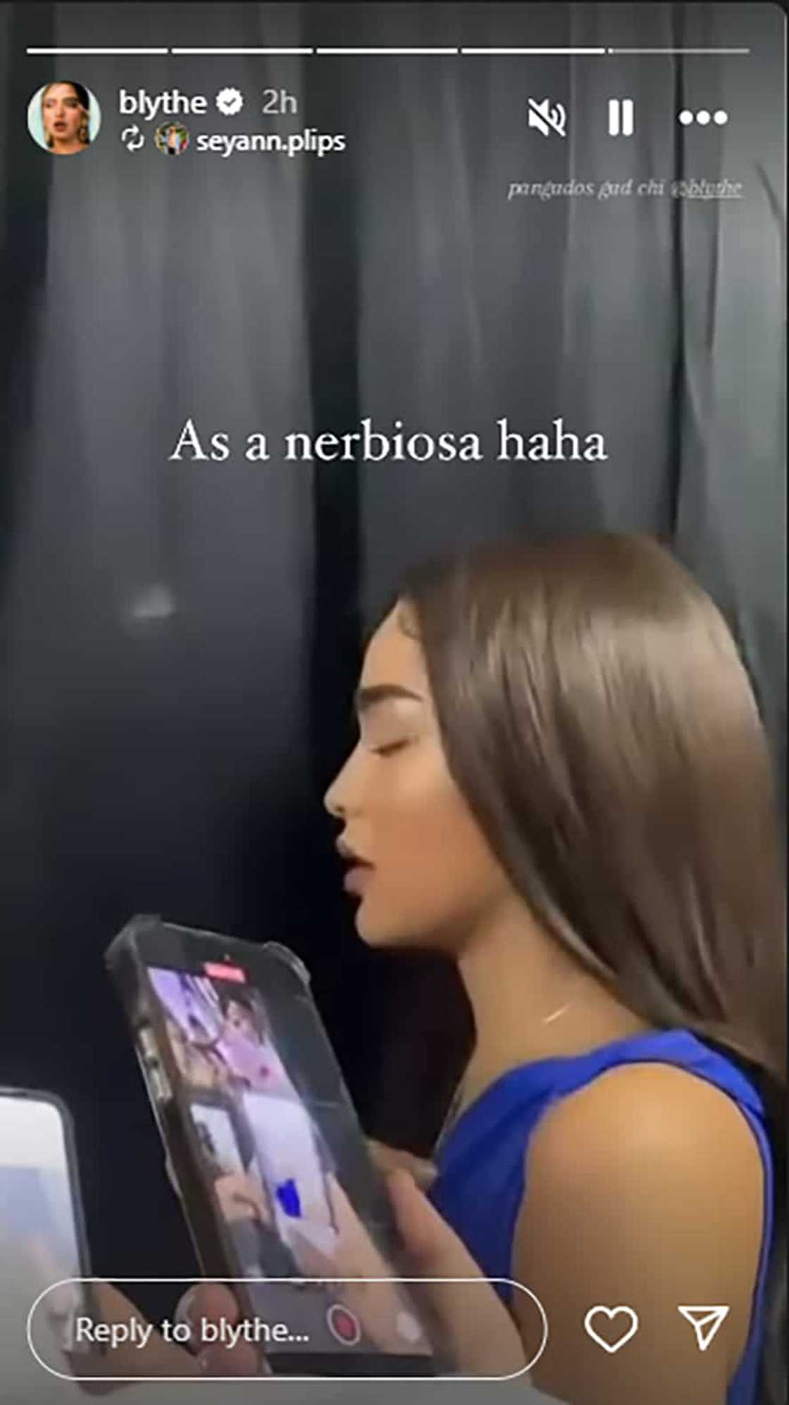Andrea Brillantes, ipinakitang nini-nerbyos din bago sumalang sa stage Andrea Brillantes, ipinakitang nini-nerbyos din bago sumalang sa stage