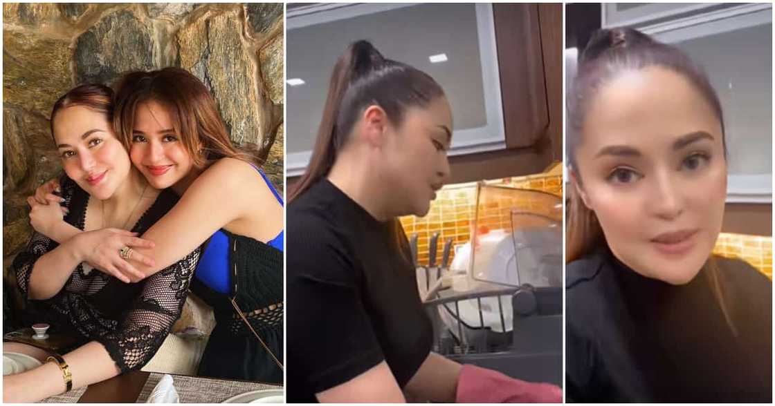 Jessa Zaragosa, nagpaliwanag kung bakit naka-makeup siya habang naghuhugas ng plato