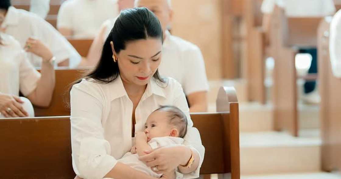 Maxine Medina, ibinida ilang mga tagpo mula sa binyag ng kanyang anak