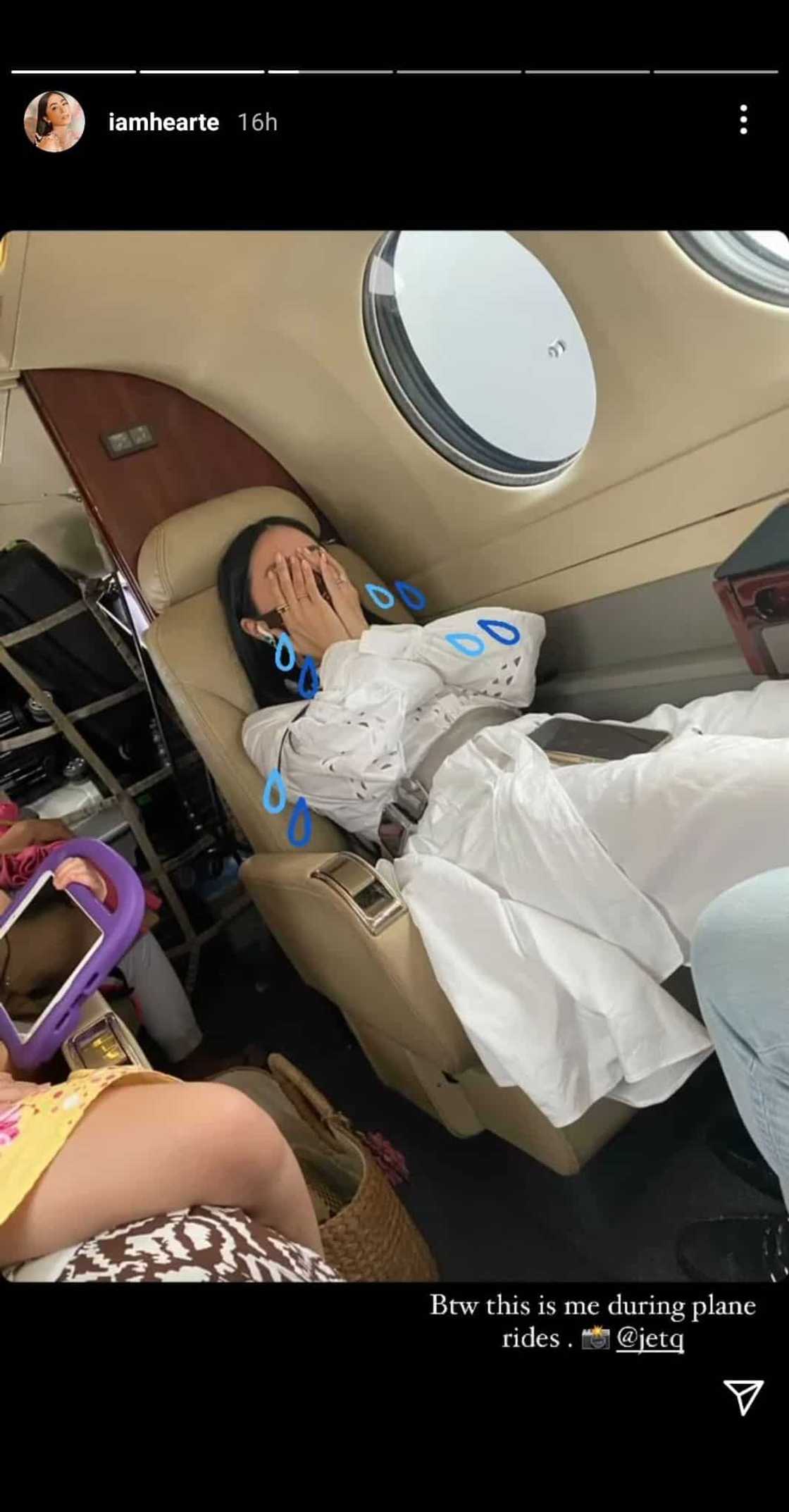 Heart Evangelista's "major anxiety" post about plane rides goes viral Heart Evangelista's "major anxiety" post about plane rides goes viral