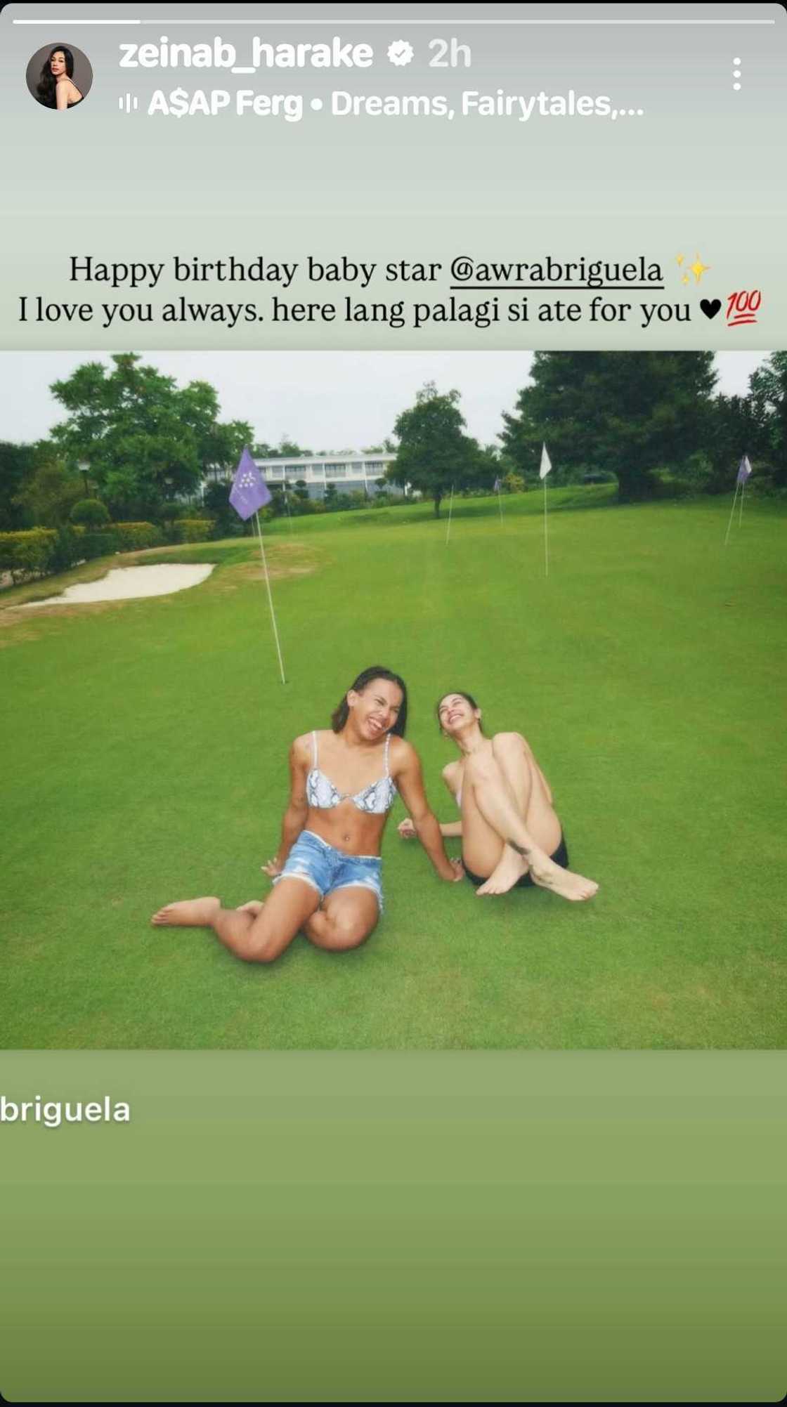 Zeinab Harake, may sweet birthday greeting para kay Awra Briguela Zeinab Harake, may sweet birthday greeting para kay Awra Briguela