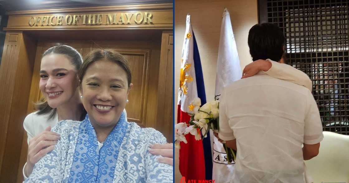 Nancy Binay, kinumpirma ang tahimik na pag-iisang-dibdib nina Bea Alonzo at Vincent Co Nancy Binay, kinumpirma ang tahimik na pag-iisang-dibdib nina Bea Alonzo at Vincent Co