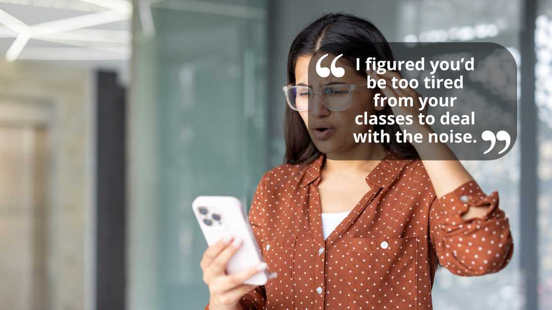 A woman reading some bad news on her smartphone