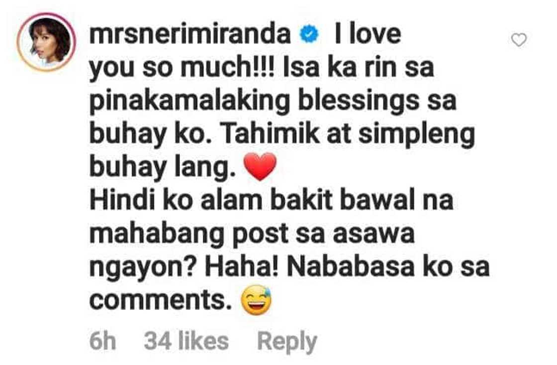 Chito Miranda pens sweet and lengthy birthday greeting for Neri Miranda