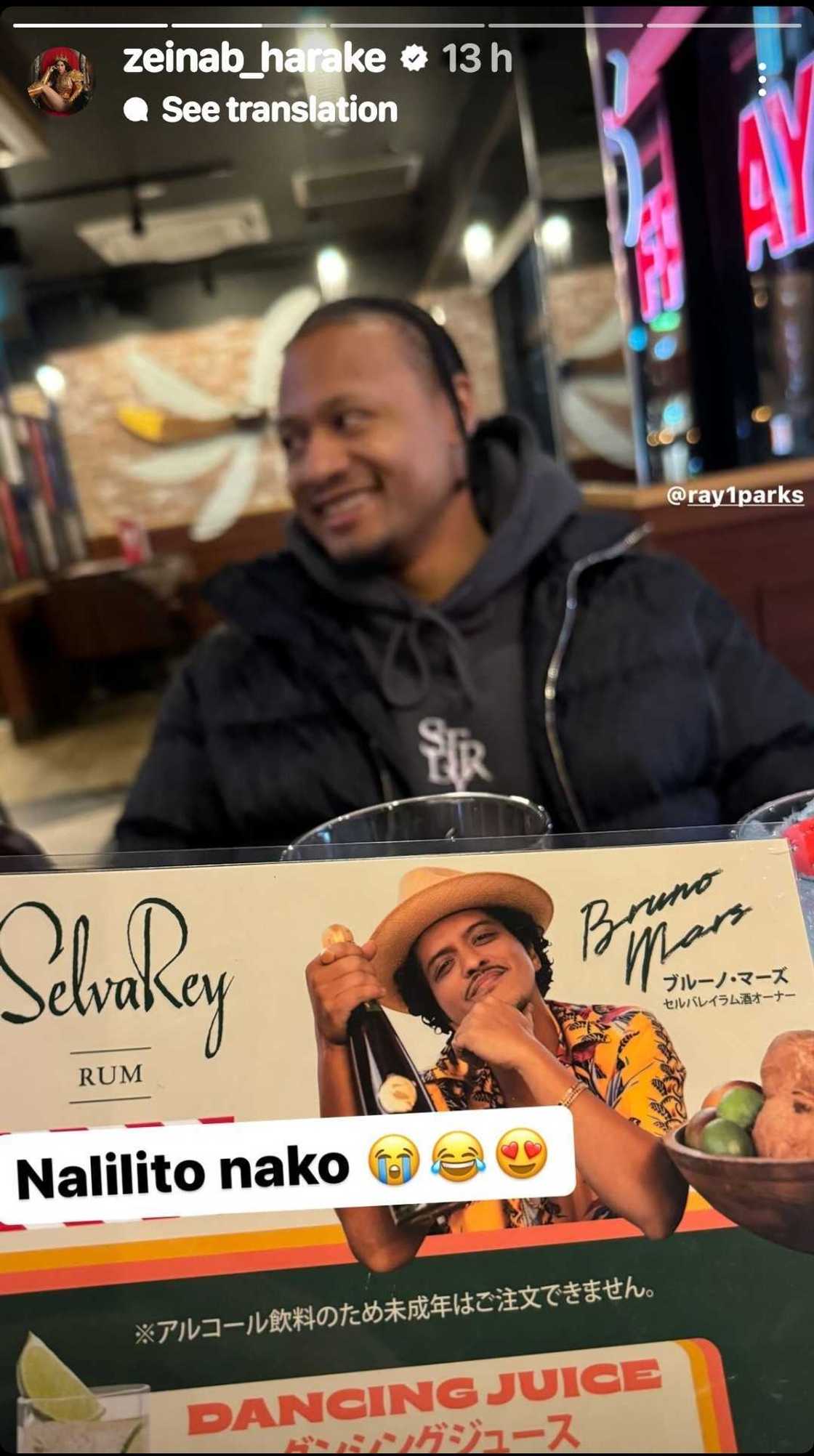 Ray Parks, makulit na nag-react sa “nalilito na 'ko” post ni Zeinab Harake