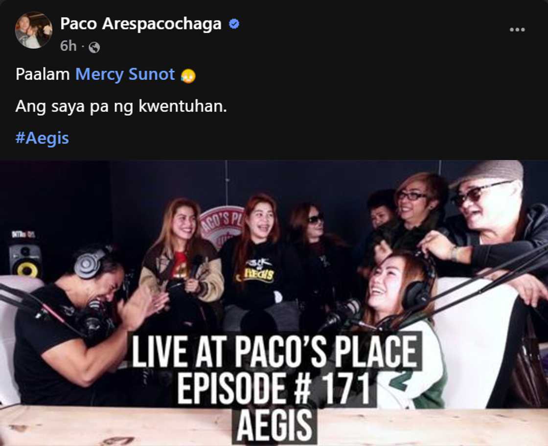Celebs, singers, nagdadalamhati sa pagpanaw ni Mercy Sunot Celebs, singers, nagdadalamhati sa pagpanaw ni Mercy Sunot