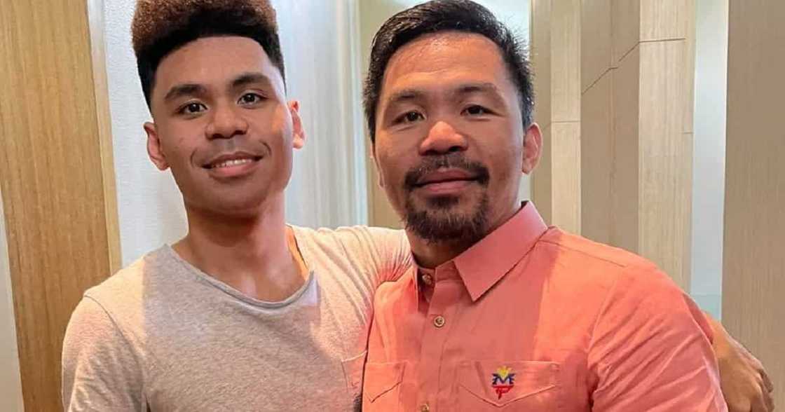 Manny Pacquiao’s son Michael (Manny Pacquiao) Manny Pacquiao’s son Michael (Manny Pacquiao)