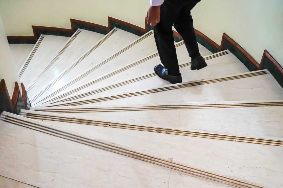 A staircase A staircase