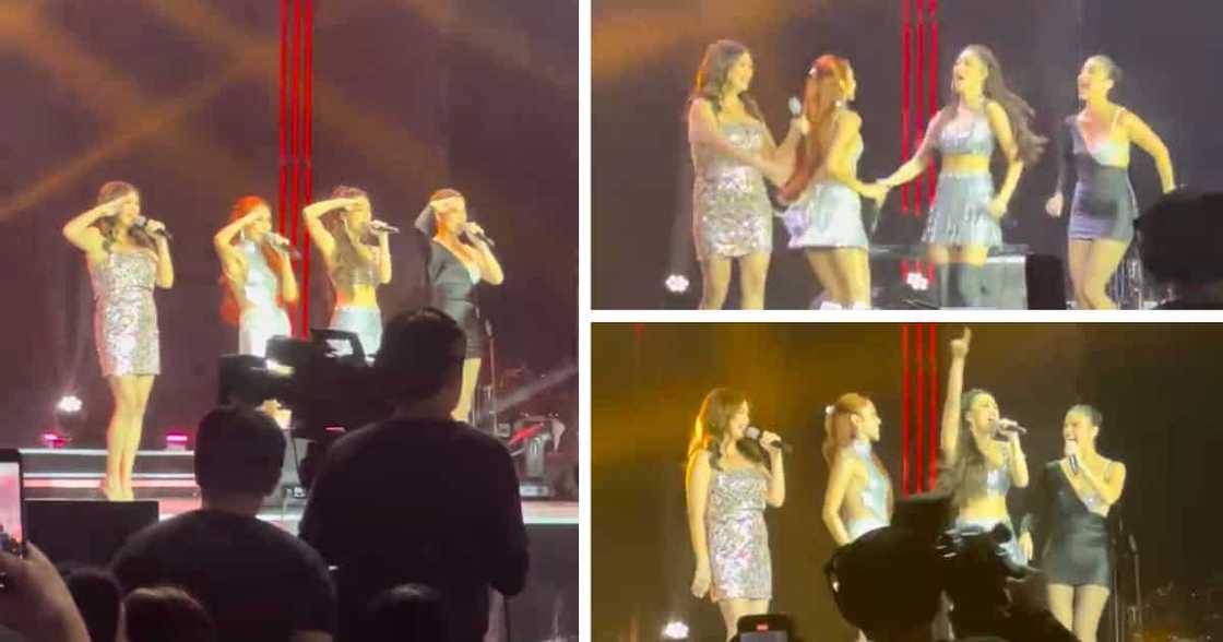 Video of Kathryn Bernardo, Kim Chiu, Anne Curtis and Angelica Panganiban sharing stage goes viral Video of Kathryn Bernardo, Kim Chiu, Anne Curtis and Angelica Panganiban sharing stage goes viral