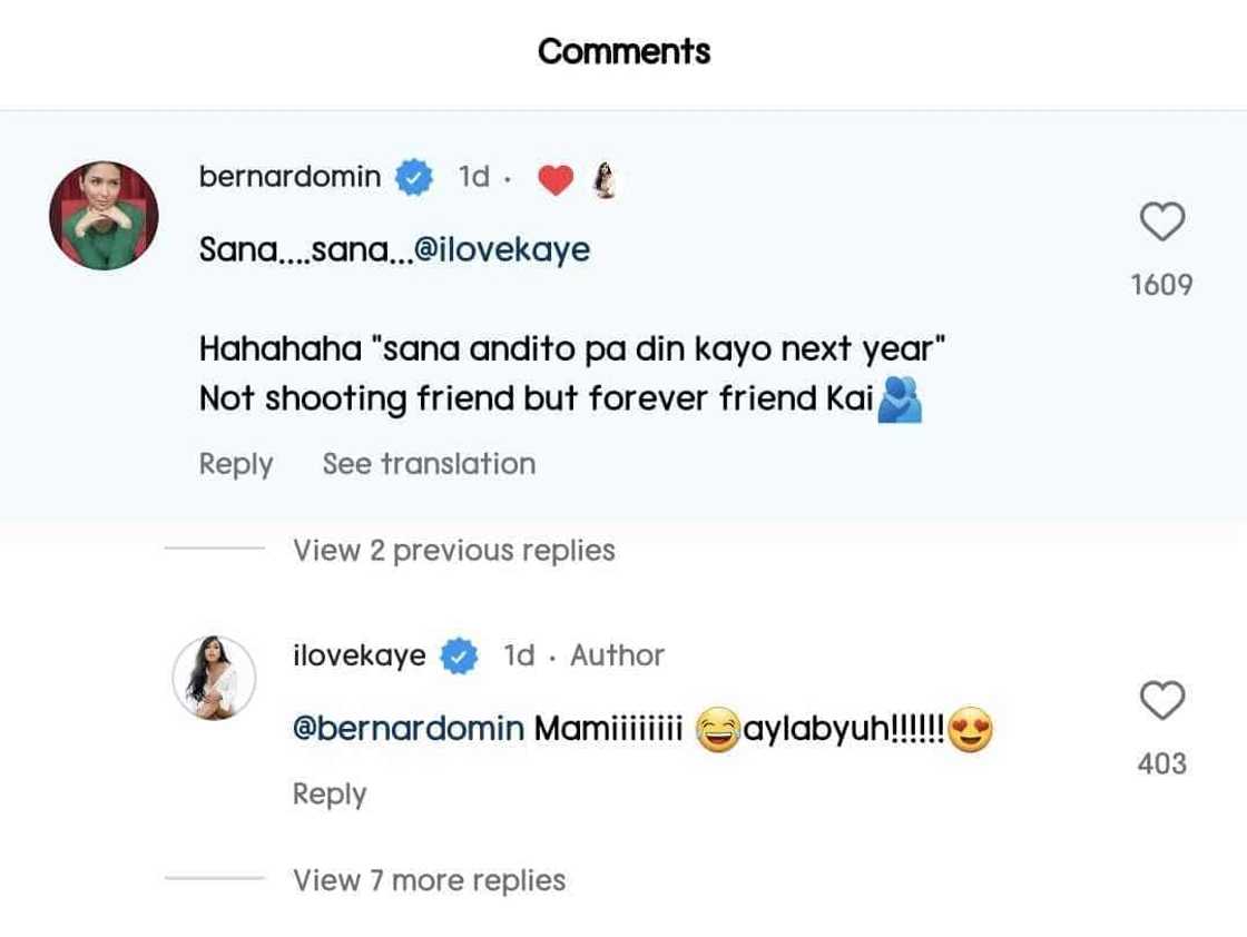 Min Bernardo, nag-react sa post ni Kakai Bautista para kay Kathryn Bernardo: "Forever friend" Min Bernardo, nag-react sa post ni Kakai Bautista para kay Kathryn Bernardo: "Forever friend"