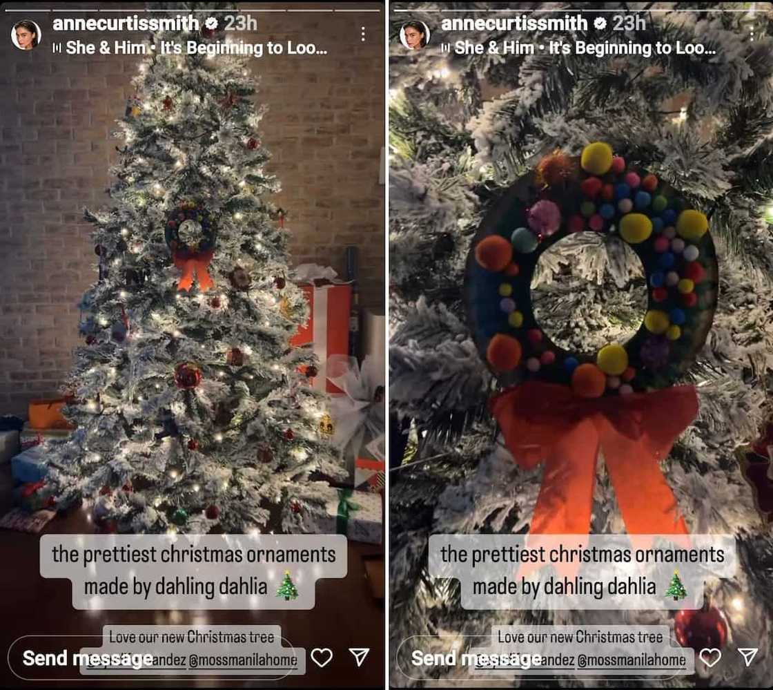 Anne Curtis, ibinida mga gawa ni baby Dahlia na Christmas ornaments Anne Curtis, ibinida mga gawa ni baby Dahlia na Christmas ornaments