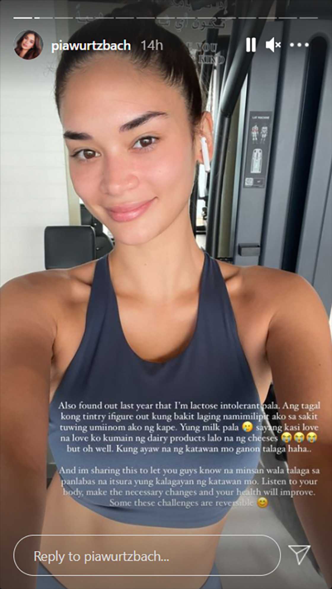 Pia Wurtzbach, ibinunyag ang pagkakaroon ng mataas na kolesterol at lactose intolerance Pia Wurtzbach, ibinunyag ang pagkakaroon ng mataas na kolesterol at lactose intolerance