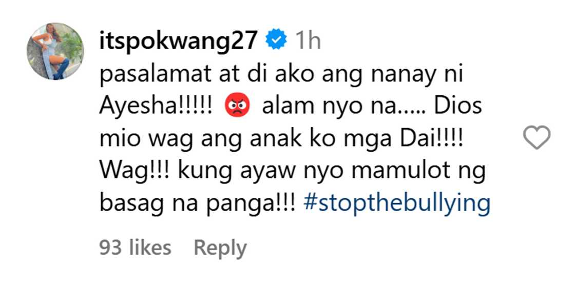 Pokwang, nag-react sa balita ukol sa pambu-bully umano sa anak ni Yasmien Kurdi Pokwang, nag-react sa balita ukol sa pambu-bully umano sa anak ni Yasmien Kurdi