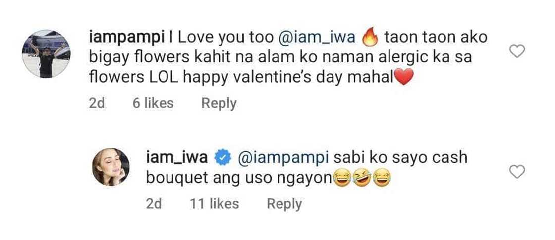 Iwa Moto, pinagtripan ang bouquet of flowers na natanggap mula kay Pampi Lacson Iwa Moto, pinagtripan ang bouquet of flowers na natanggap mula kay Pampi Lacson