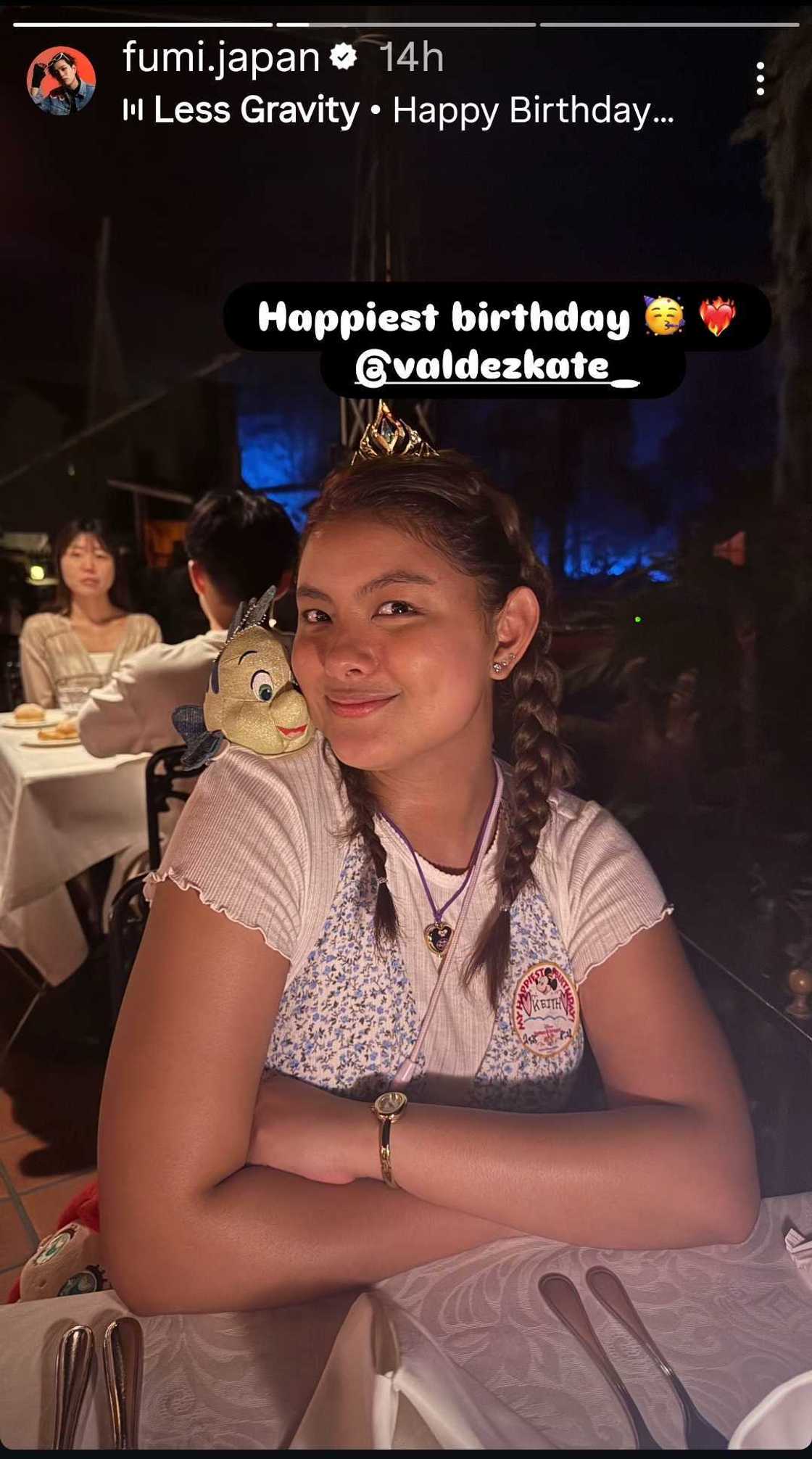 Kate Valdez marks birthday with Fumiya Sankai; Fumiya gives glimpses of fun celebration