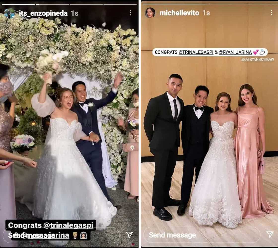 Former Goin' Bulilit star Trina "Hopia" Legaspi ties the knot Former Goin' Bulilit star Trina "Hopia" Legaspi ties the knot