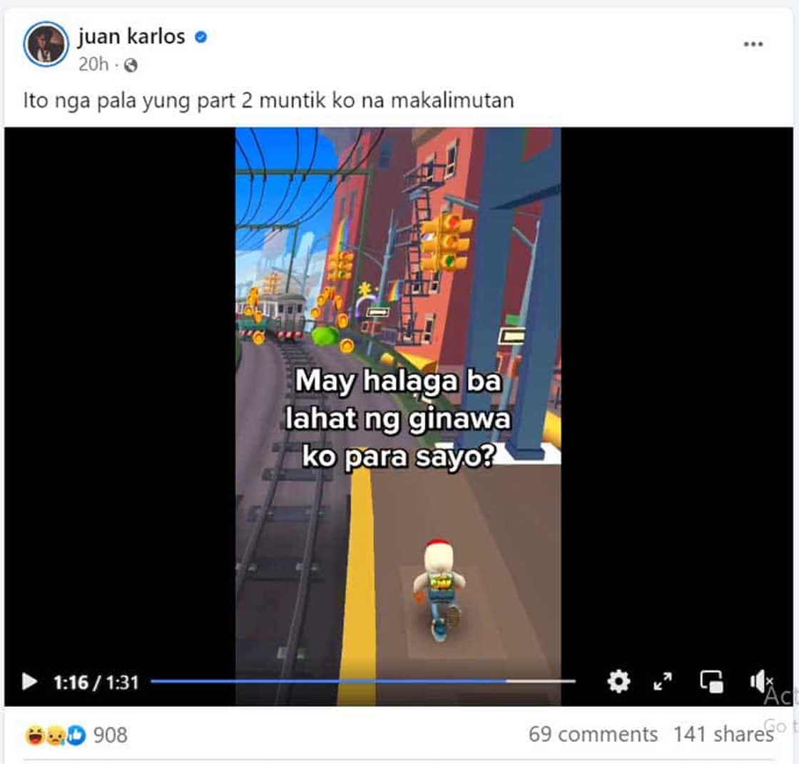 JK Labajo, pinost Part 2 ng naunang ibinahagi na diumano’y convo ni “Atlas” at GF nito: “You need space?” JK Labajo, pinost Part 2 ng naunang ibinahagi na diumano’y convo ni “Atlas” at GF nito: “You need space?”