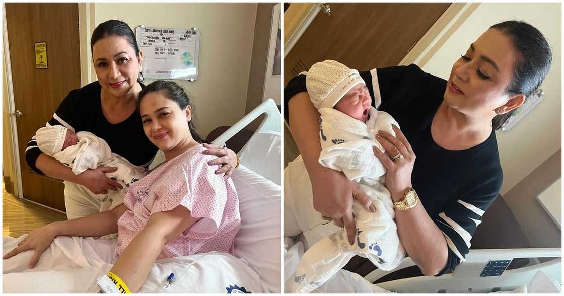 Dina Bonnevie, masayang ibinida ang panibagong apo niya Dina Bonnevie, masayang ibinida ang panibagong apo niya