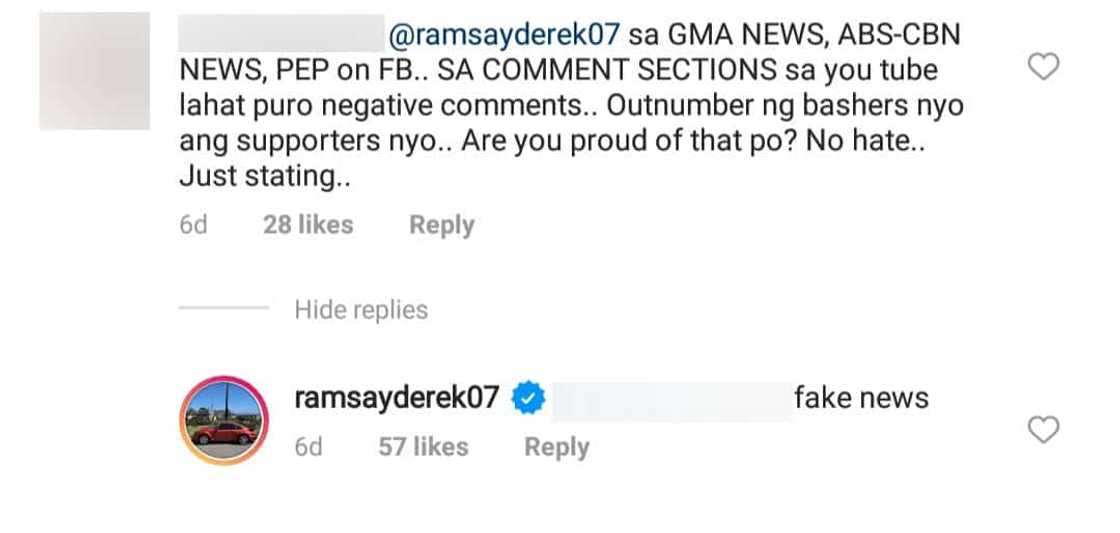 Derek Ramsay does not believe bashers outnumber supporters of relationship with Ellen Derek Ramsay does not believe bashers outnumber supporters of relationship with Ellen