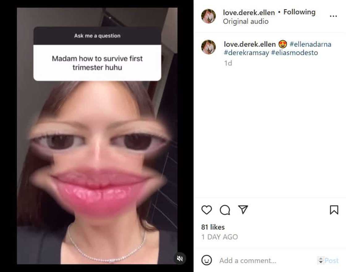 Ellen Adarna, nagbigay ng tips kung papano mag-survive sa first trimester: “Prayers” Ellen Adarna, nagbigay ng tips kung papano mag-survive sa first trimester: “Prayers”