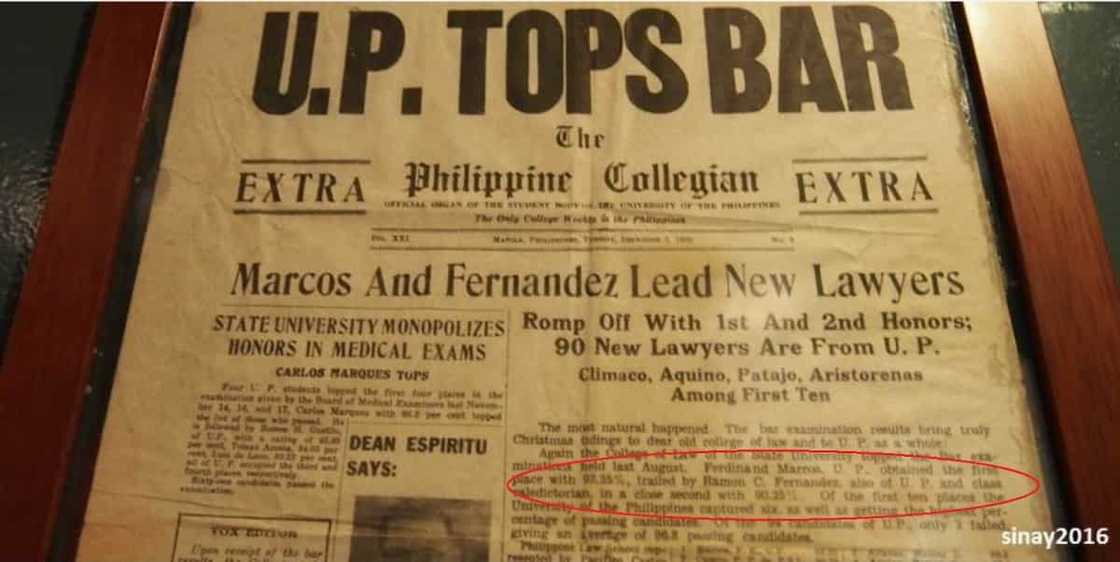 Fact check: Does Marcos has the highest record in the bar exam until now? Fact check: Does Marcos has the highest record in the bar exam until now?