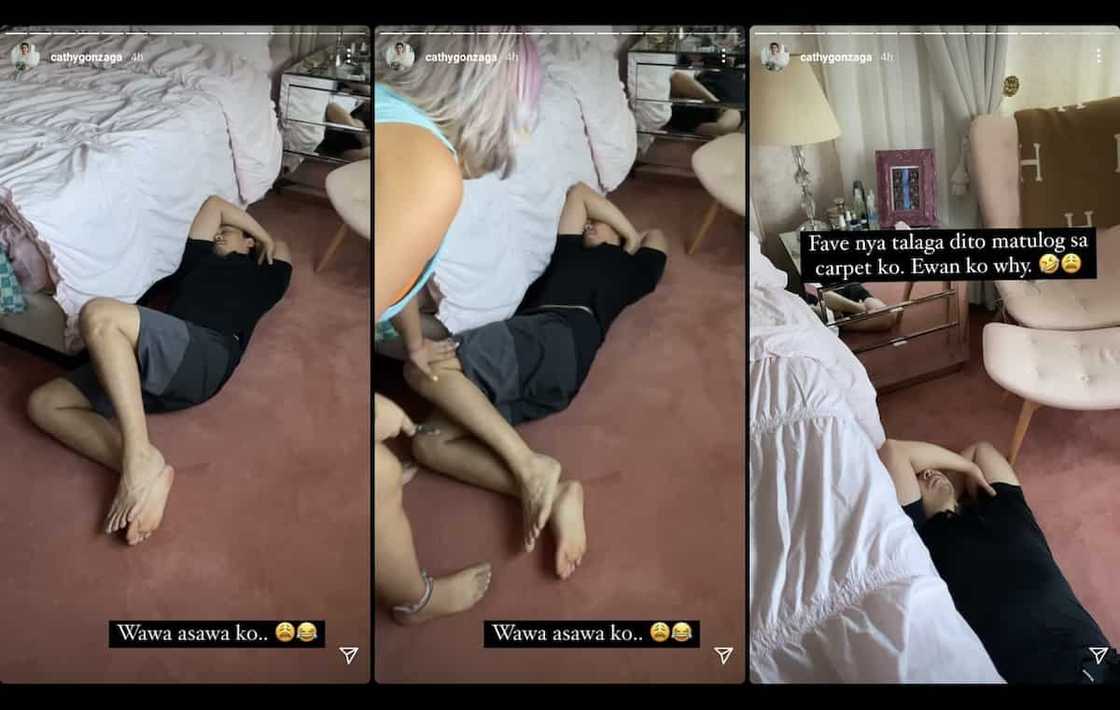 Alex Gonzaga, naawa sa kanyang asawa na si Mikee matapos itong matulog sa sahig Alex Gonzaga, naawa sa kanyang asawa na si Mikee matapos itong matulog sa sahig