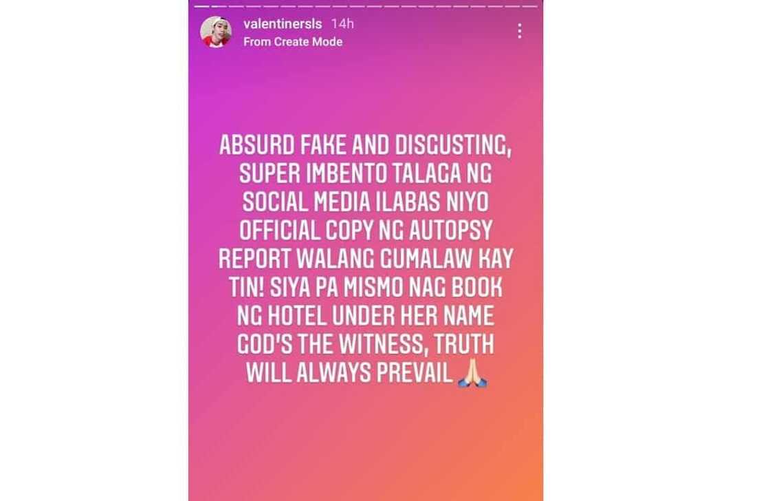 Suspect in Christine Dacera slay defends self over serious accusations Suspect in Christine Dacera slay defends self over serious accusations