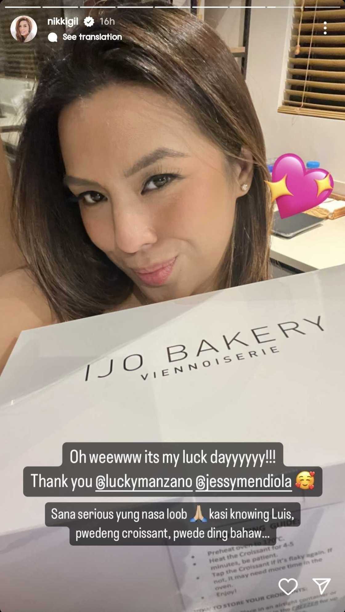 Nikki Gil sa pinadalang regalo nina Luis-Jessy: "Sana serious yung nasa loob"