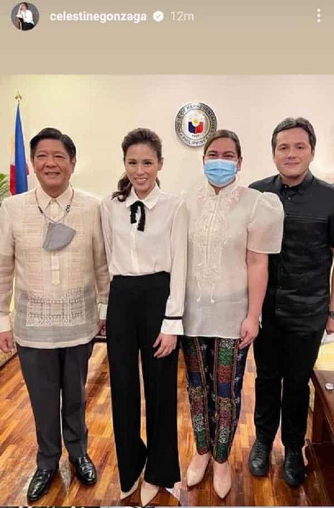 Toni Gonzaga & Paul Soriano celebrate with the President & Vice President-elect Toni Gonzaga & Paul Soriano celebrate with the President & Vice President-elect