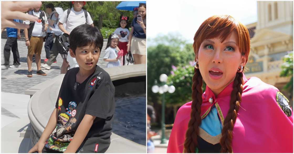 Alex Gonzaga, nagbihis 'Ana' sa Hongkong Disneyland; reaksiyon ni Seve, kinaaliwan Alex Gonzaga, nagbihis 'Ana' sa Hongkong Disneyland; reaksiyon ni Seve, kinaaliwan