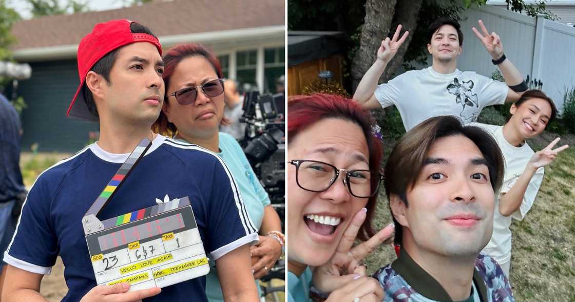 Joross Gamboa, may pasilip sa shooting ng 'Hello, Love, Again' sa Canada