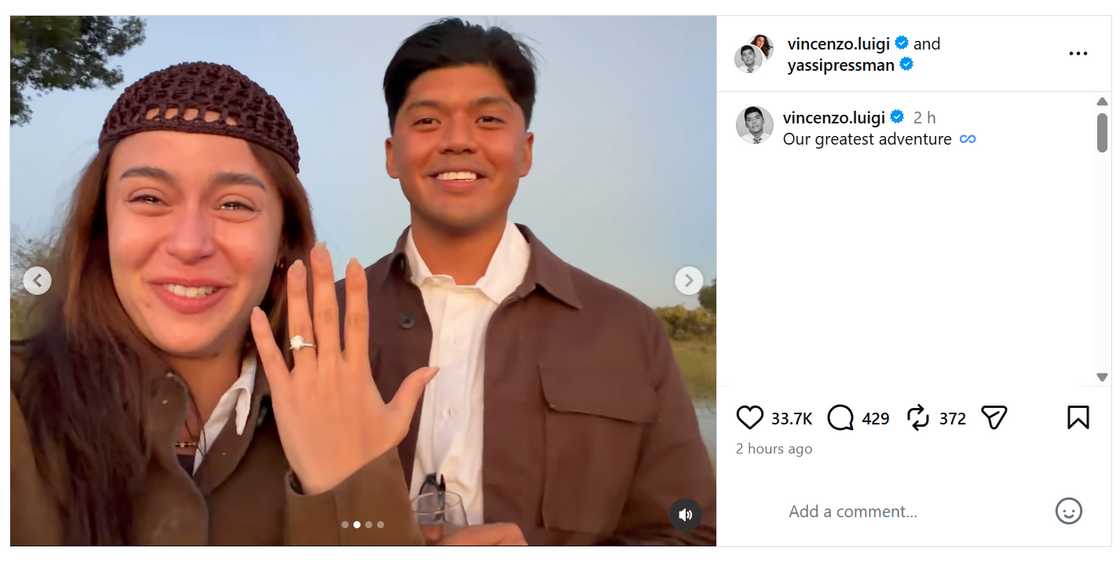 Yassi Pressman, engaged na sa nobyong si Luigi Villafuerte
