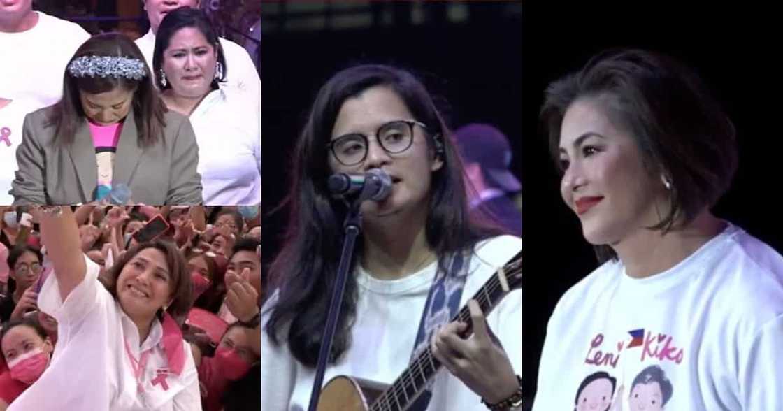 Kakampink celebrities, emosyonal na nakiisa sa thanksgiving rally ng Leni-Kiko tandem Kakampink celebrities, emosyonal na nakiisa sa thanksgiving rally ng Leni-Kiko tandem