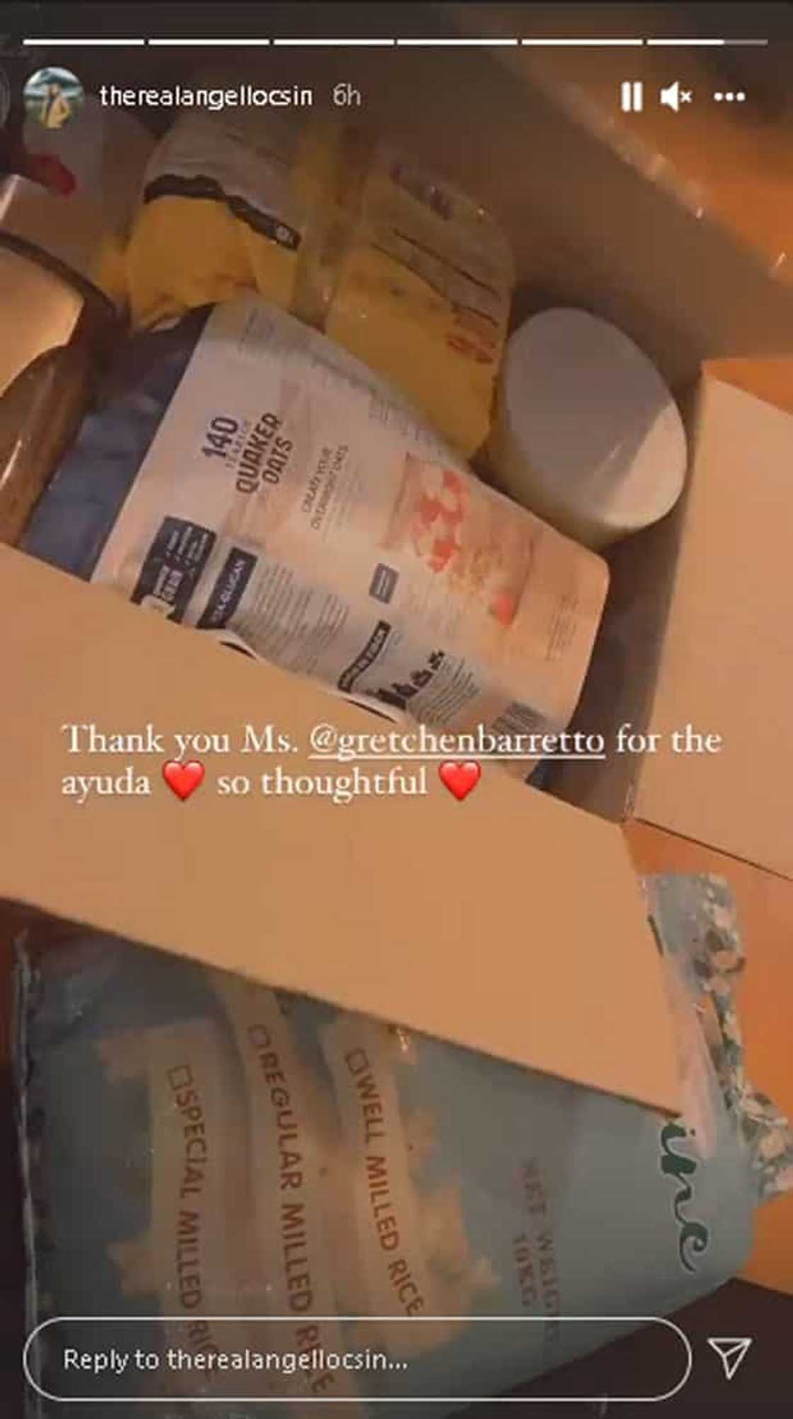 Angel Locsin, nagpasalamat kay Gretchen Barretto sa ayudang ibinigay Angel Locsin, nagpasalamat kay Gretchen Barretto sa ayudang ibinigay