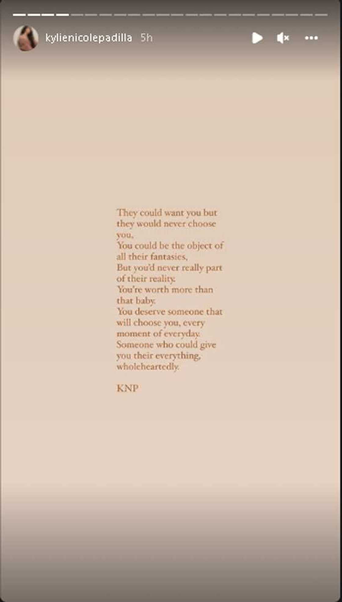 Kylie Padilla, may bagong hugot: "You deserve someone that will choose you" Kylie Padilla, may bagong hugot: "You deserve someone that will choose you"