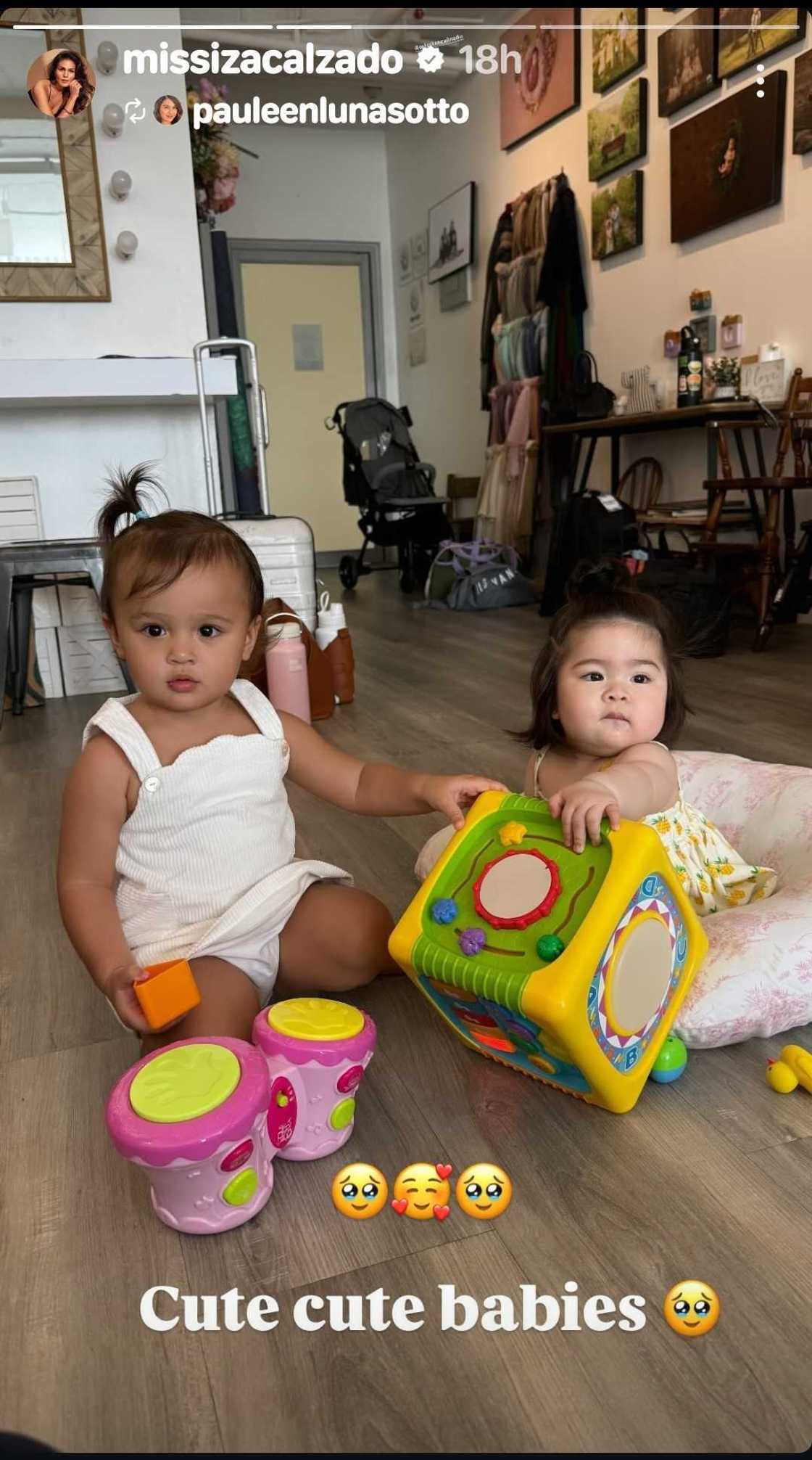 Pauleen Luna, ipinasilip ang playtime nina Mochi at baby ni Iza Calzado Pauleen Luna, ipinasilip ang playtime nina Mochi at baby ni Iza Calzado