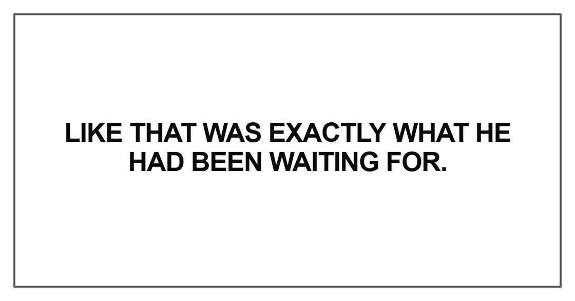 Like that was exactly what he had Like that was exactly what he had