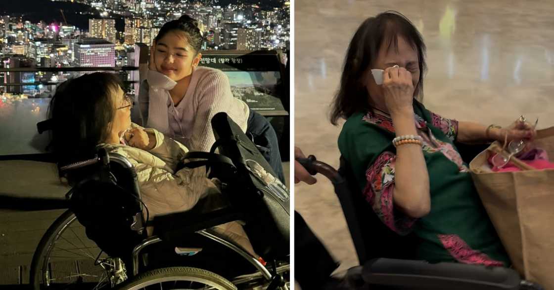 Lola ni Andrea Brillantes, emosyonal nang dalhin siya ng aktres sa isa sa dream countries niya