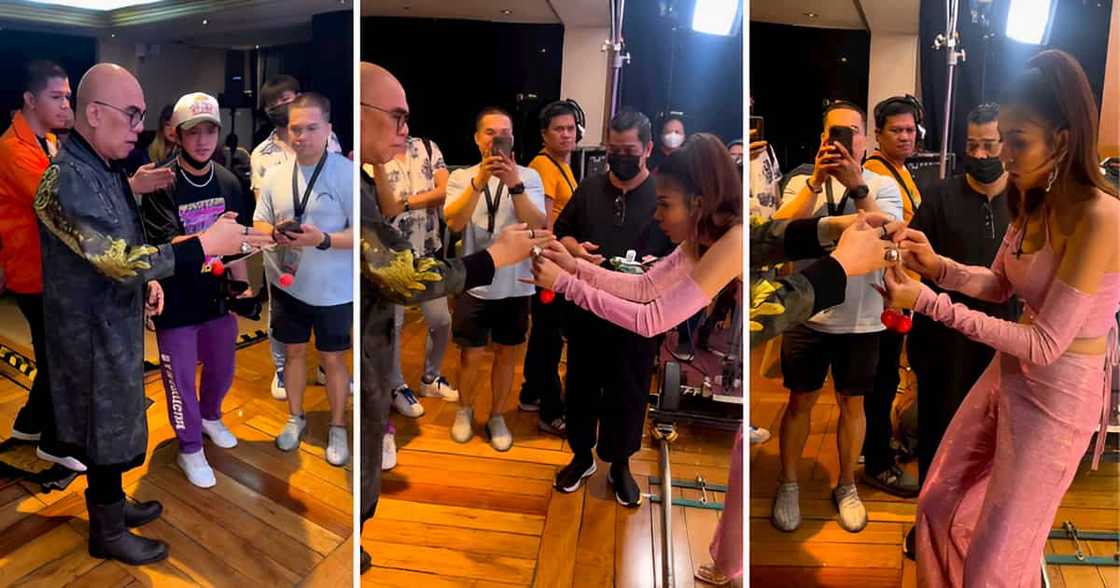 Video ng pagturo ni Herlene Budol kay Boy Abunda ng lato-lato habang commercial break, viral