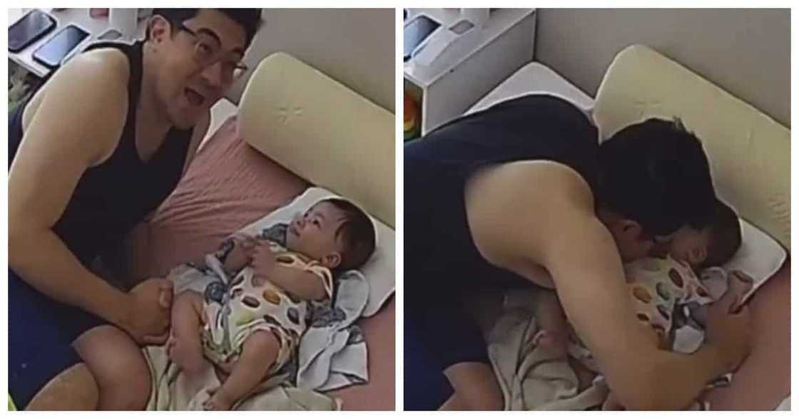 Luis Manzano shows “negotiations” with baby Rosie before leaving for work @luismanzano Luis Manzano shows “negotiations” with baby Rosie before leaving for work @luismanzano