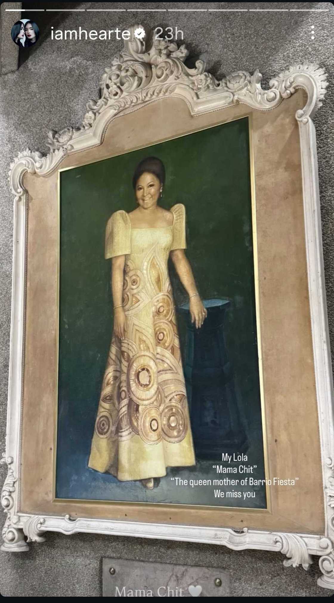 Heart Evangelista pays tribute to late grandmom: “The queen mother of Barrio Fiesta” Heart Evangelista pays tribute to late grandmom: “The queen mother of Barrio Fiesta”