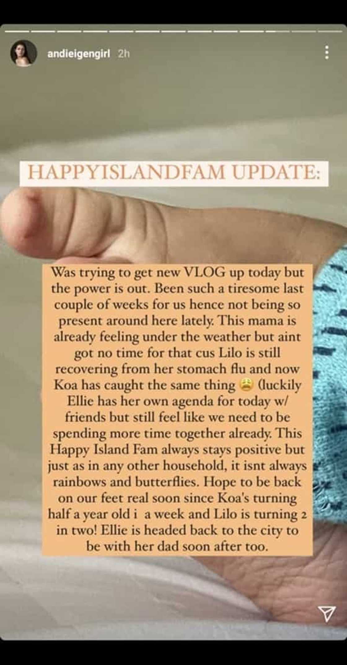 Andi Eigenmann, aminadong napagod sa mga kaganapan sa kanyang pamilya Andi Eigenmann, aminadong napagod sa mga kaganapan sa kanyang pamilya