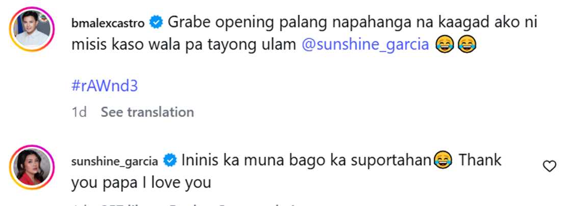 Alex Castro/@bmalexcastro and Sunshine Garcia/@sunshine_garcia