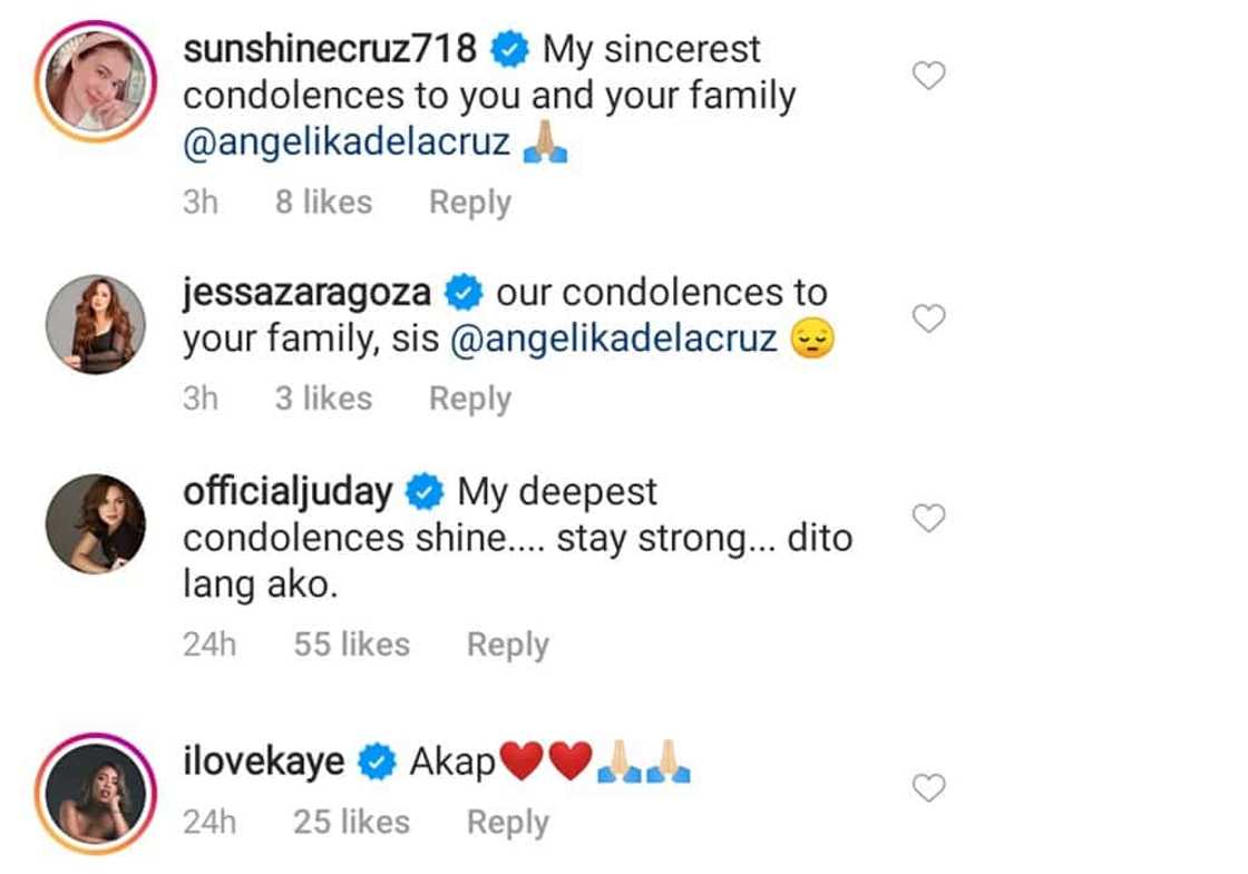 ABS-CBN & GMA-7 celebs react to the death of Mika and Angelika dela Cruz’s dad ABS-CBN & GMA-7 celebs react to the death of Mika and Angelika dela Cruz’s dad