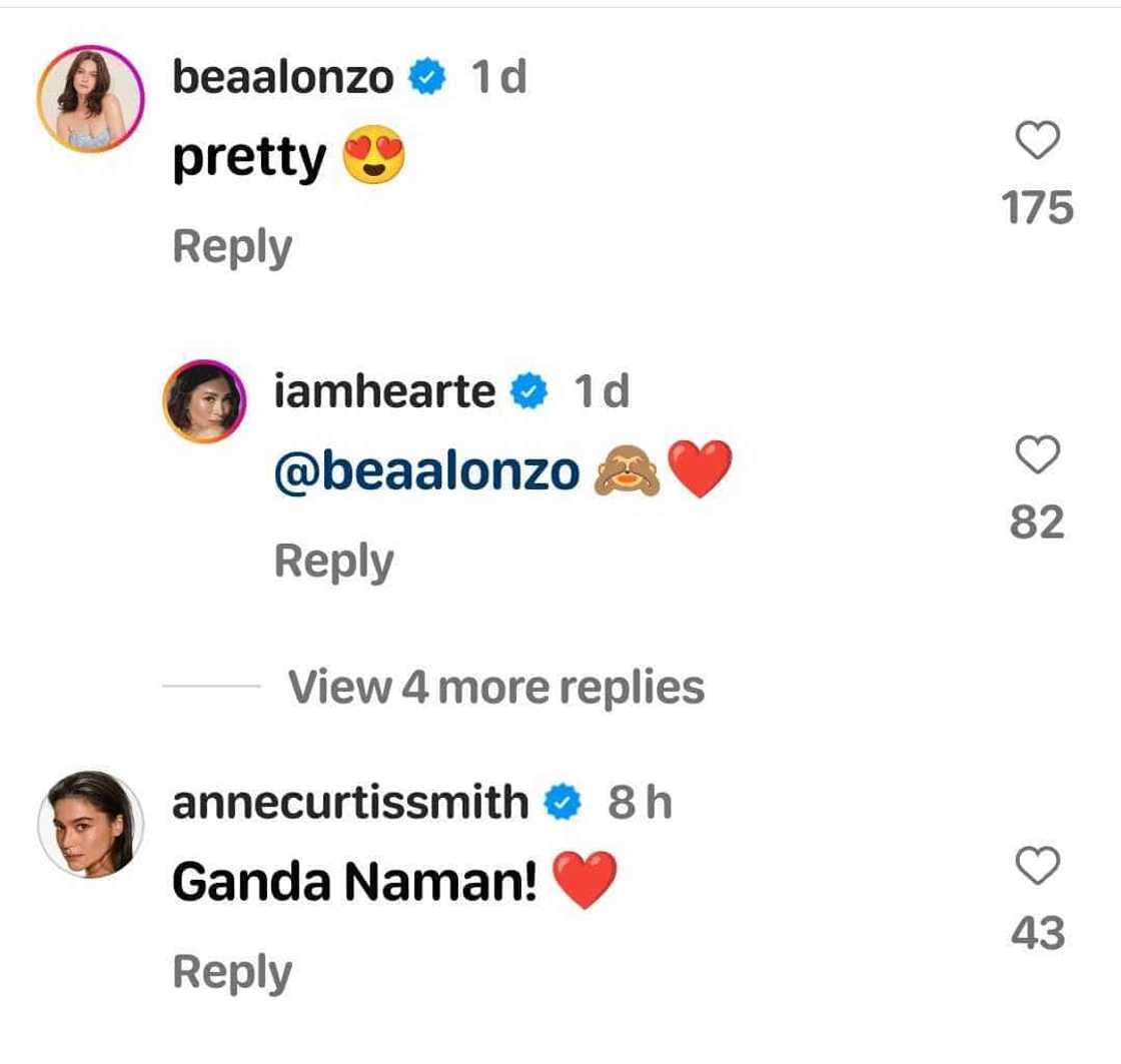 Anne Curtis at Bea Alonzo, pinuri ang ganda ni Heart Evangelista sa bago niyang pics Anne Curtis at Bea Alonzo, pinuri ang ganda ni Heart Evangelista sa bago niyang pics